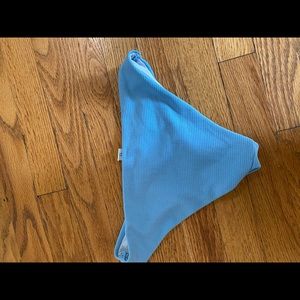 Light blue bikini bottoms